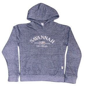 Savannah Georgia Blue Marled Hoodie